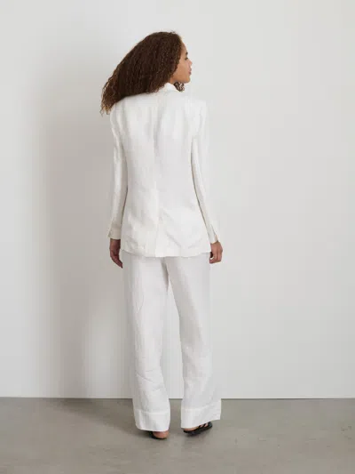 Shop Alex Mill Riley Pant In Linen In Off White