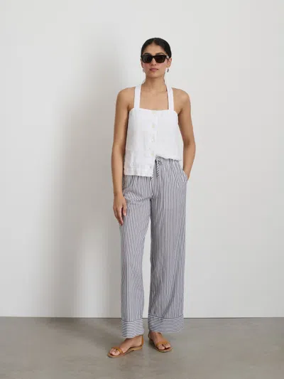 Alex Mill Riley Pant In Blue/white