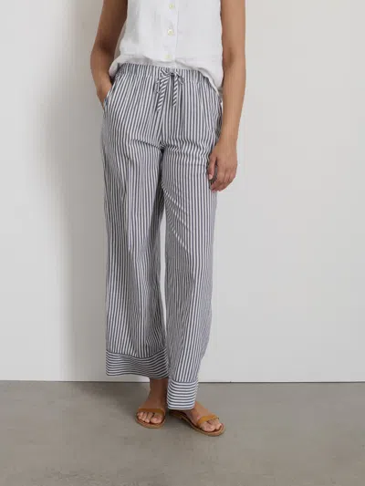 Alex Mill Riley Pant In Blue/white
