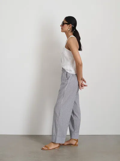 Alex Mill Riley Pant In Blue/white