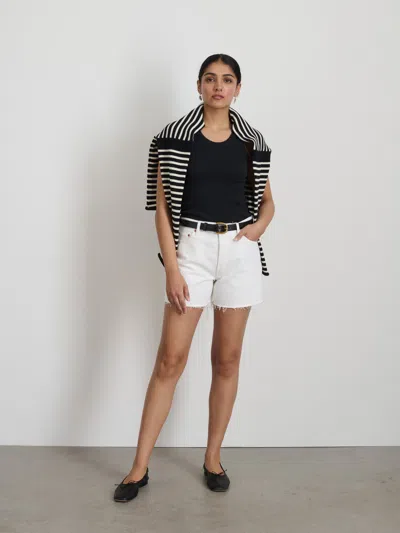 Alex Mill Stella Denim Short In Sea Salt