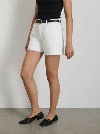 Shop Alex Mill Stella Denim Short In Sea Salt