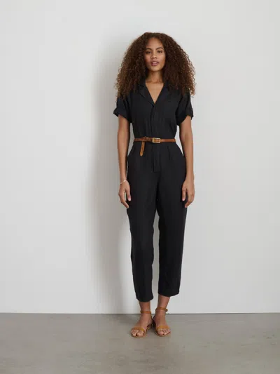 Alex Mill Summer Jumpsuit In Linen In Black