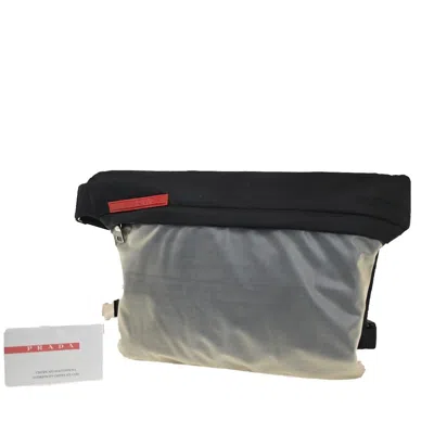 Shop Prada Sports Black Synthetic Shoulder Bag ()