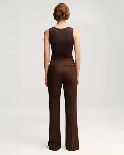 Shop Argent Prince Trouser Seasonless Wool Chocolate