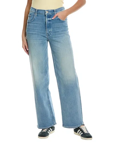 Shop Mother Denim High-waist Spinner Skimp Fish Out Of Water Jean In Blue