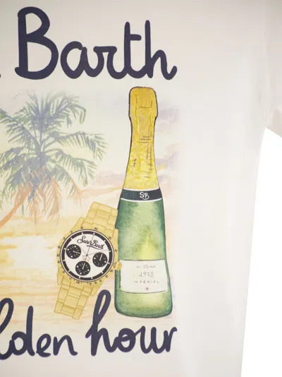 Shop Mc2 Saint Barth T Shirt With Print On The Front