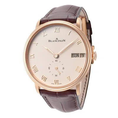 Shop Blancpain Men's 40mm Automatic Watch In Brown