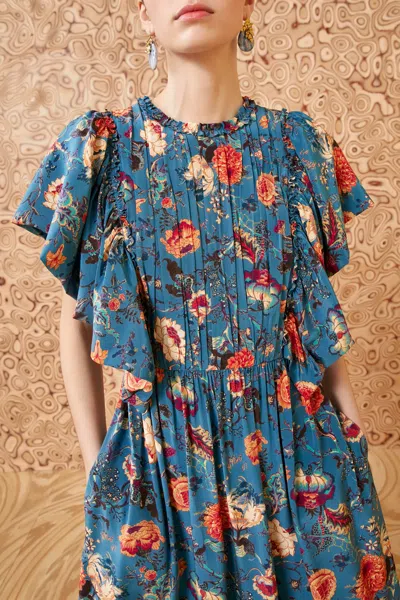 Shop Ulla Johnson Ilaria Dress In Bluette