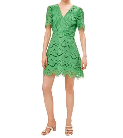 Shop Suncoo Chirel Dress In Green
