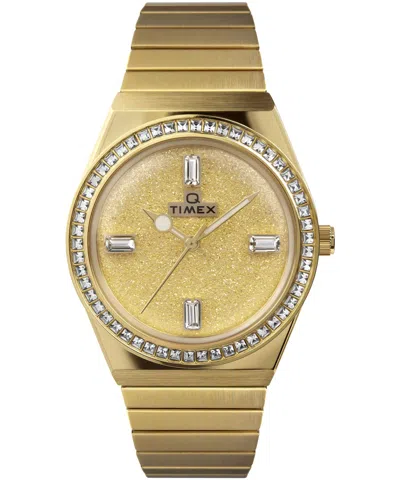 Shop Timex Women's 36mm Quartz Watch In Gold
