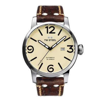 Shop Tw Steel Men's 48mm Automatic Watch In Brown