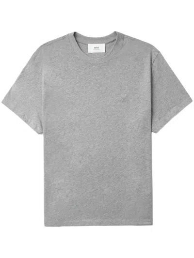Shop Ami Alexandre Mattiussi Ami Paris T-shirts & Tops In Gray