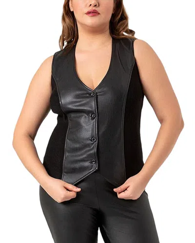 Shop Laranor Vest In Black