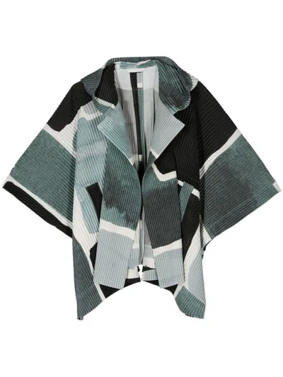 Shop Issey Miyake Homme Plissé  Outerwear In Blue