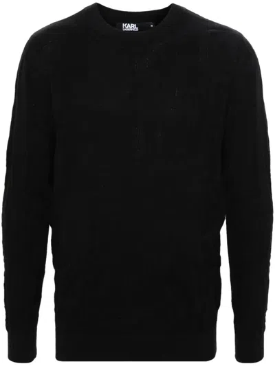 Shop Karl Lagerfeld Jerseys & Knitwear In Black