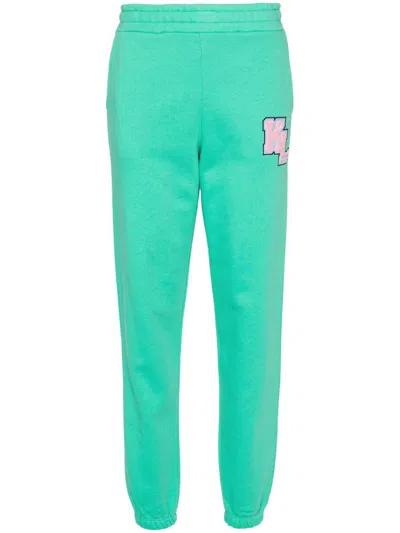 Shop Karl Lagerfeld Pants In Green