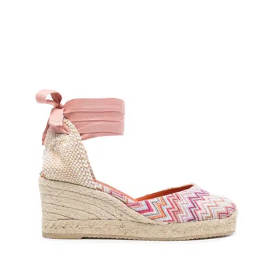 Shop Missoni Shoes In Neutrals/pink