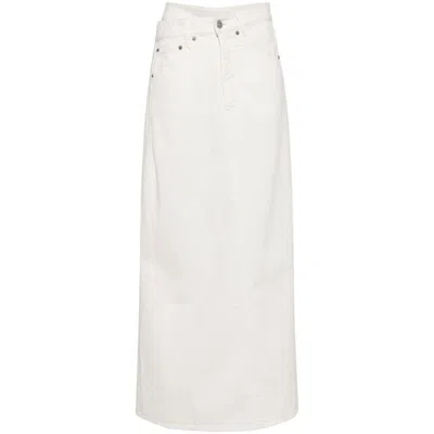 Shop Mm6 Maison Margiela Skirts In White