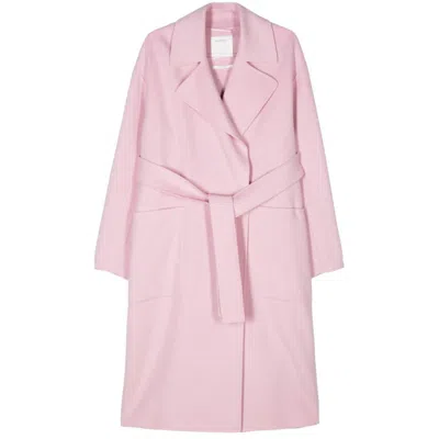 Shop Sportmax Coats In Pink