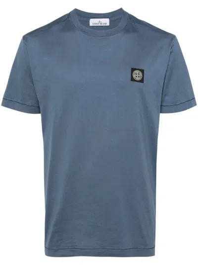 Shop Stone Island T-shirts & Tops In Blue