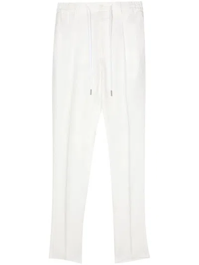 Shop Tagliatore Pants In White
