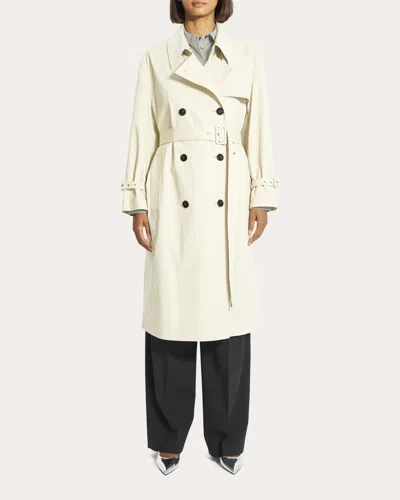 Shop Theory Women's Double-breasted Trench Coat In Neutrals