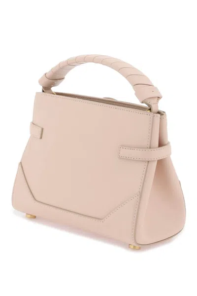 Shop Balmain B-buzz 22 Top Handle Handbag Women In Cream