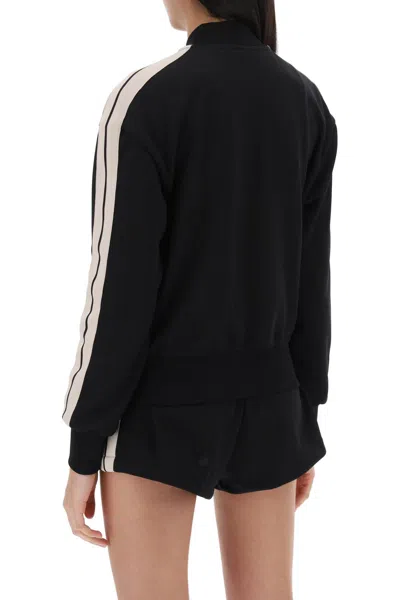Shop Palm Angels Track Sweatshirt With Contrast Bands Women In Multicolor
