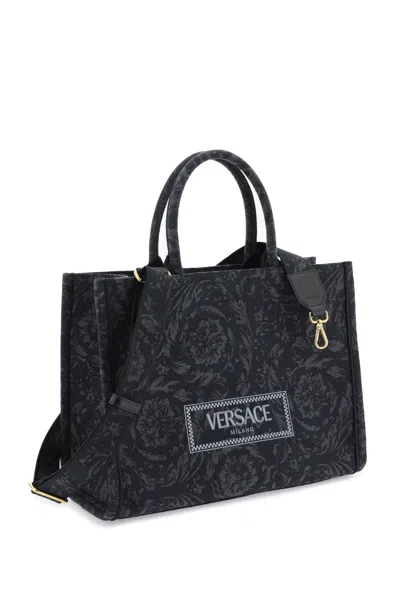 Shop Versace Athena Barocco Tote Bag Women In Multicolor