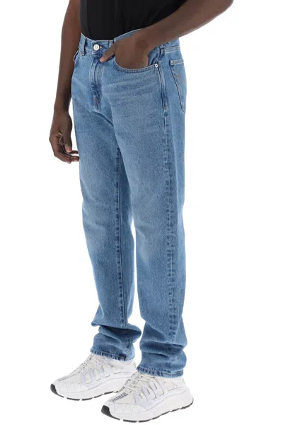 Shop Versace Medusa Biggie Regular Fit Jeans Men In Multicolor