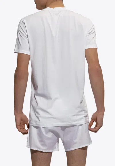 Tom Ford Logo-tag Jersey Underwear T-shirt Clothing In White