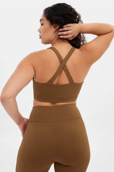 Girlfriend Collective Beachwood Cassandra V Neck Bra