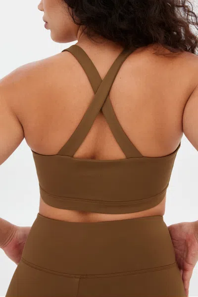 Girlfriend Collective Beachwood Cassandra V Neck Bra