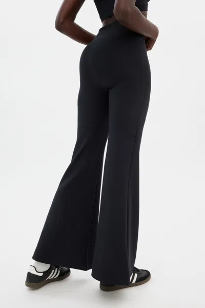 Girlfriend Collective Black Luxe Flare Legging