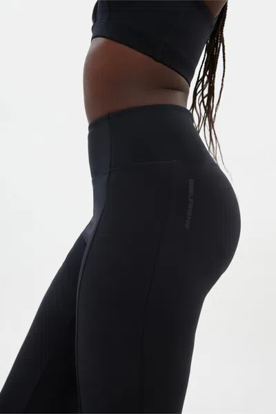 Girlfriend Collective Black Luxe Flare Legging