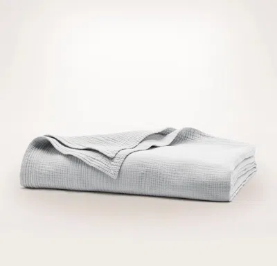 Shop Boll & Branch Organic Bed Blankets In Sky Dream