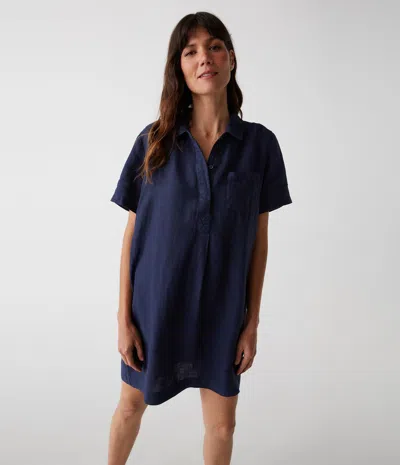 Shop Michael Stars Ola Utility Dress In Nocturnal