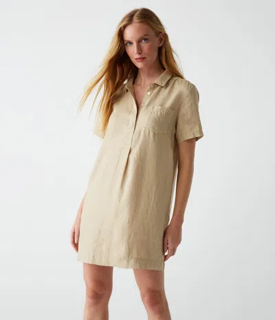 Shop Michael Stars Ola Utility Dress In Natural