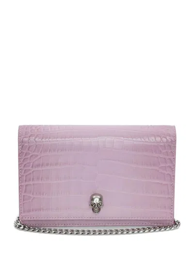 Shop Alexander Mcqueen Handbags In Purple