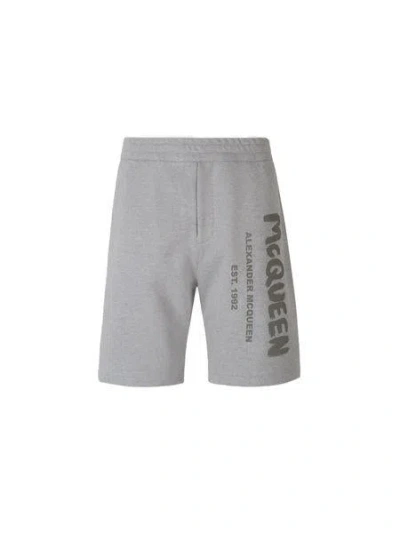 Shop Alexander Mcqueen Pants In Gray