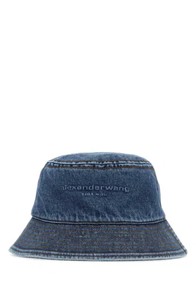 Shop Alexander Wang Hats And Headbands In Blue