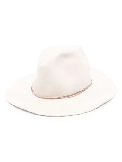 Shop Borsalino Alessandria Fur Felt Fedora Hat In Beige