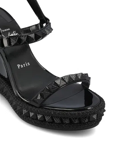 Shop Christian Louboutin Sandals In Black