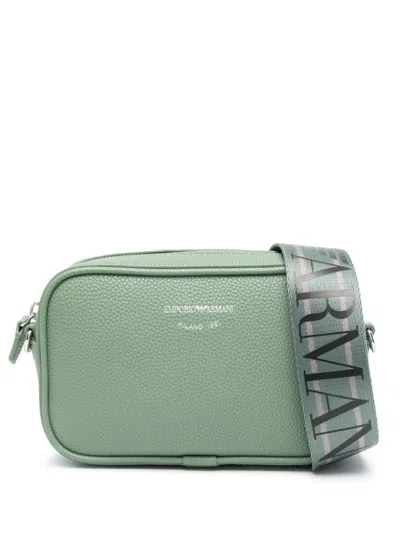 Shop Emporio Armani Crossbody Camera Bag In Green