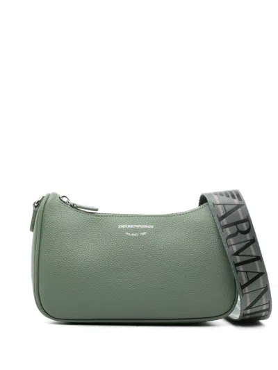 Shop Emporio Armani Medium Shoulder Bag In Green