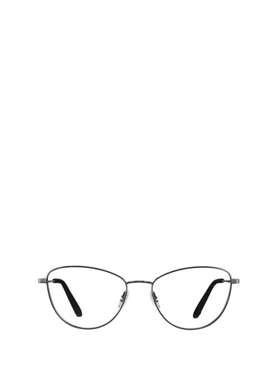 Shop Garrett Leight Eyeglasses In Gunmetal-black