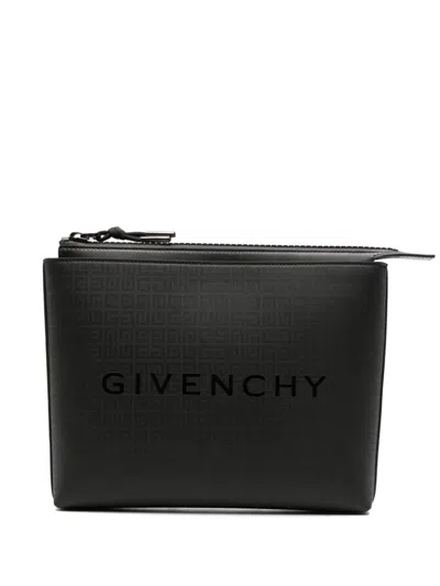 Shop Givenchy Nylon Travel Pouch In Black