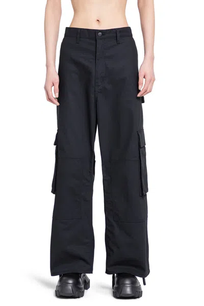 Shop Junya Watanabe Trousers In Black