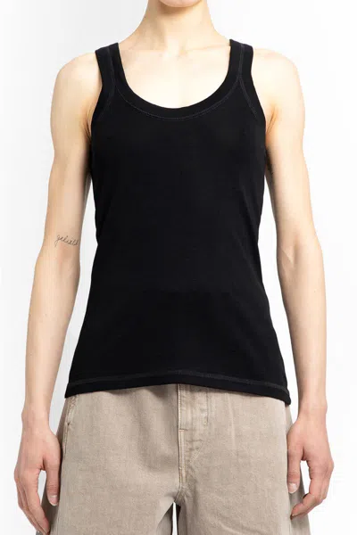 Shop Lemaire Tank Tops In Black